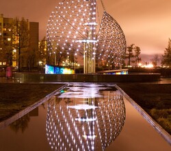 Фонтан "Парус" г. Новый Уренгой