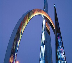 66 параллель, стела Полярный круг, г. Салехард